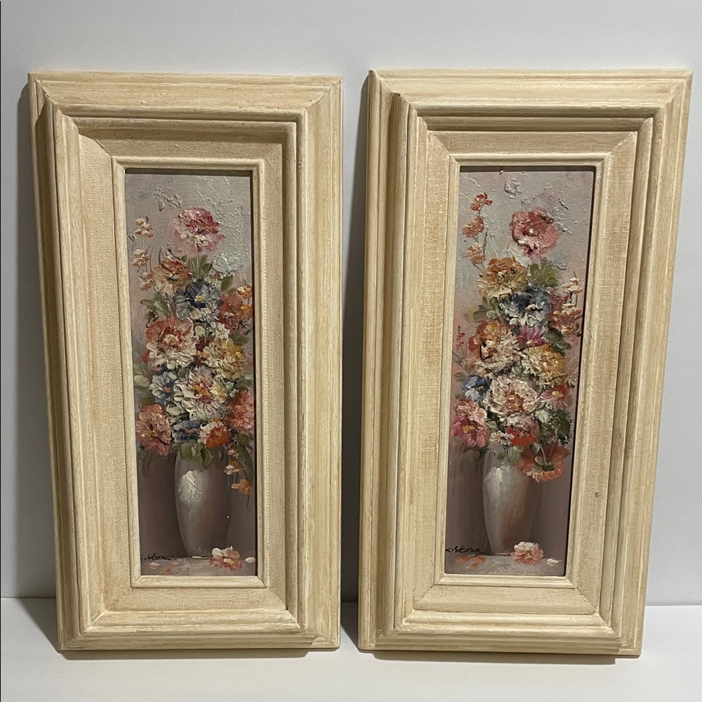 Two Oil Paintings by K Stone